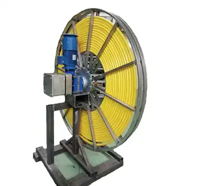 Avvolgicavo explosion proof a motore e a molla