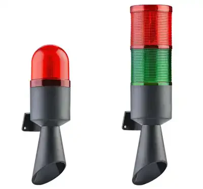 Sirena di allarme con lampeggiante LED